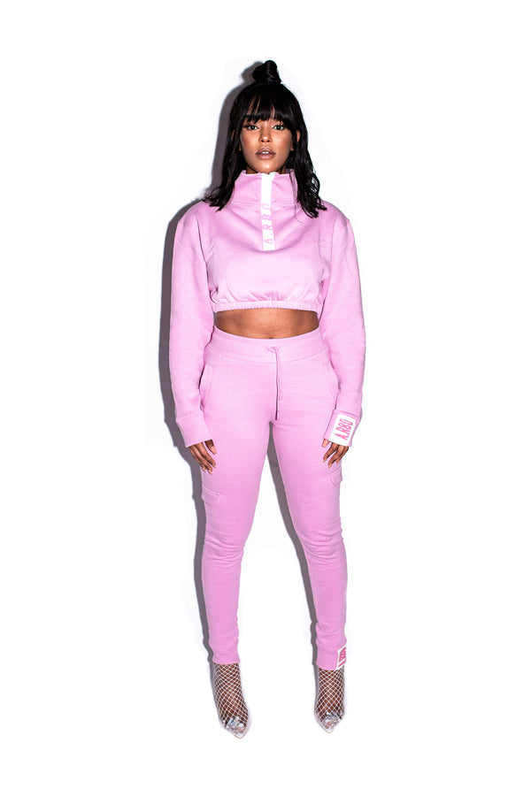 Flossy Cropped  Sweatshirt